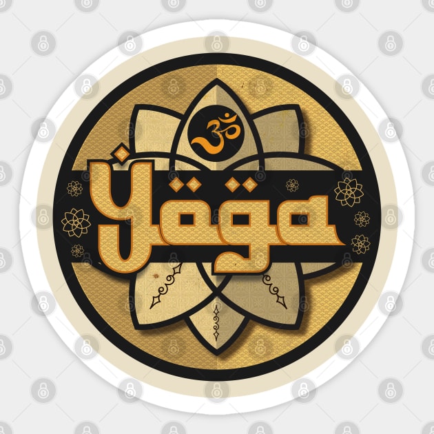 Yoga Master Session Sticker by CTShirts